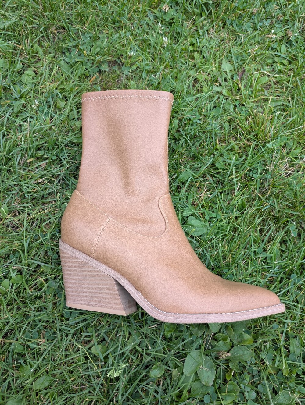 Universal Thread Tall Ankle Boot In Tan - Picture 7 of 12